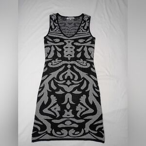 Stiletto's Black and Gray Patterned Top